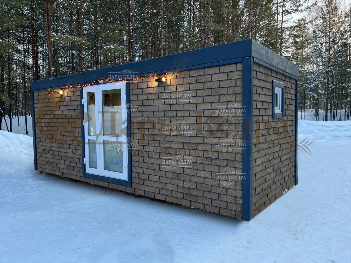 Утеплённый зимний кемпинг-дом